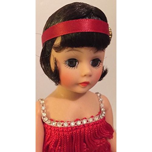 마담 알렉산더 Madame Alexander 1950s MADAME ALEXANDER FLAPPER 1118 RED DRESS BRUNETTE DOLL MINT IN BOX