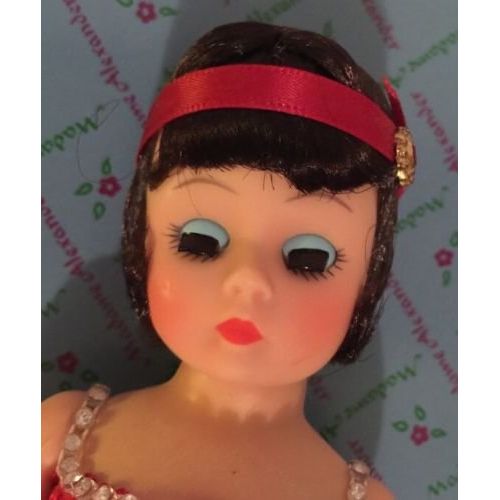 마담 알렉산더 Madame Alexander 1950s MADAME ALEXANDER FLAPPER 1118 RED DRESS BRUNETTE DOLL MINT IN BOX