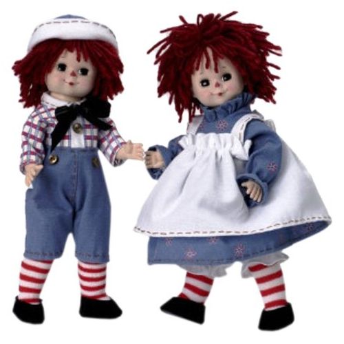 마담 알렉산더 Madame Alexander Raggedy Ann and Andy Set, 8, Storyland Collection