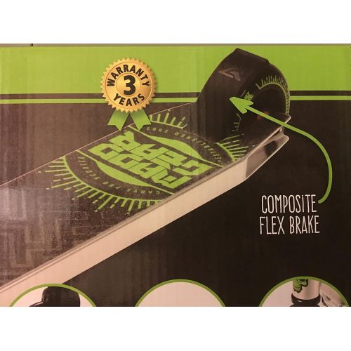  Madd Gear Carve Pro MADD GEAR Scooter Alloy Black Green Aluminum - New In Box