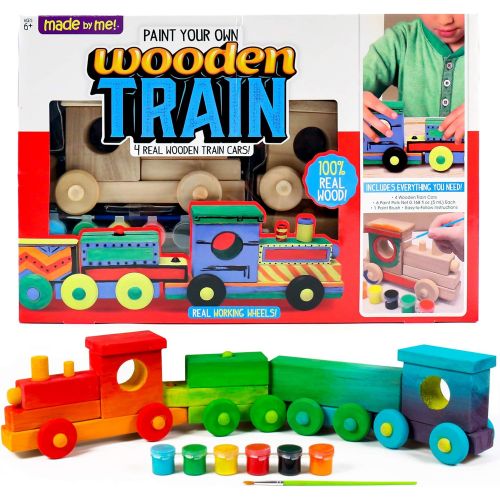  [아마존베스트]Made By Me Wooden Train by Horizon Group USA