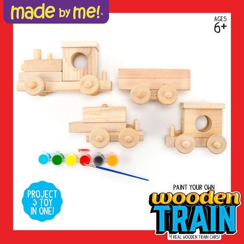  [아마존베스트]Made By Me Wooden Train by Horizon Group USA