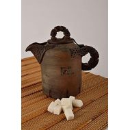 MadeHeart | Buy handmade goods Handmade High Ceramic Teapot Unusual Clay Kitchenware Designer Teapot