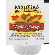 Madeira Farms Table Syrup, Cups, 1.5 Ounce