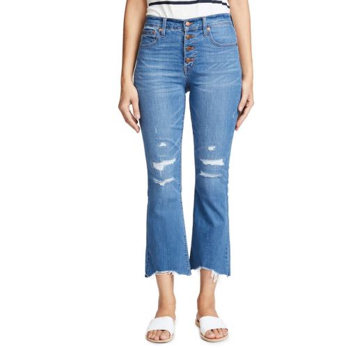  Madewell Button-Front Cali Demi-Boot Jeans