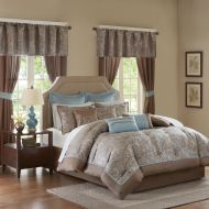 Home Essence Isabella Jacquard Paisley 24 Piece Comforter Collection