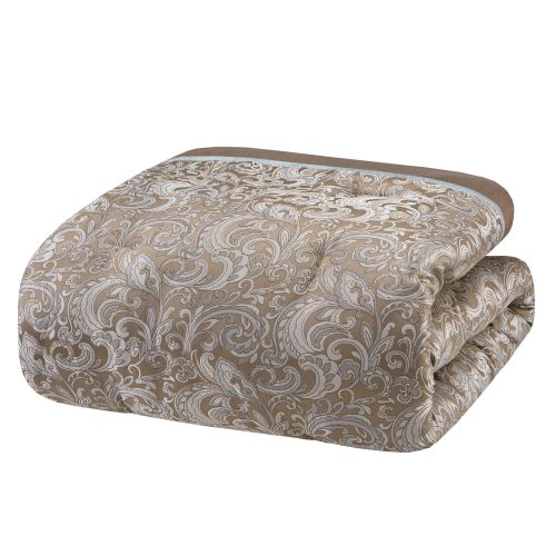  Home Essence Isabella Jacquard Paisley 24 Piece Comforter Collection