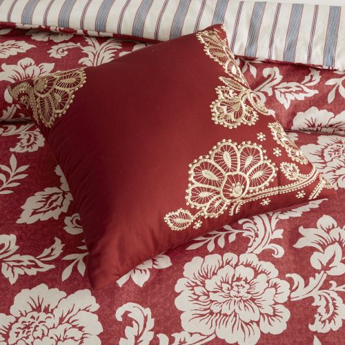  Home Essence Rose Cotton Twill Reversible Duvet Cover Set