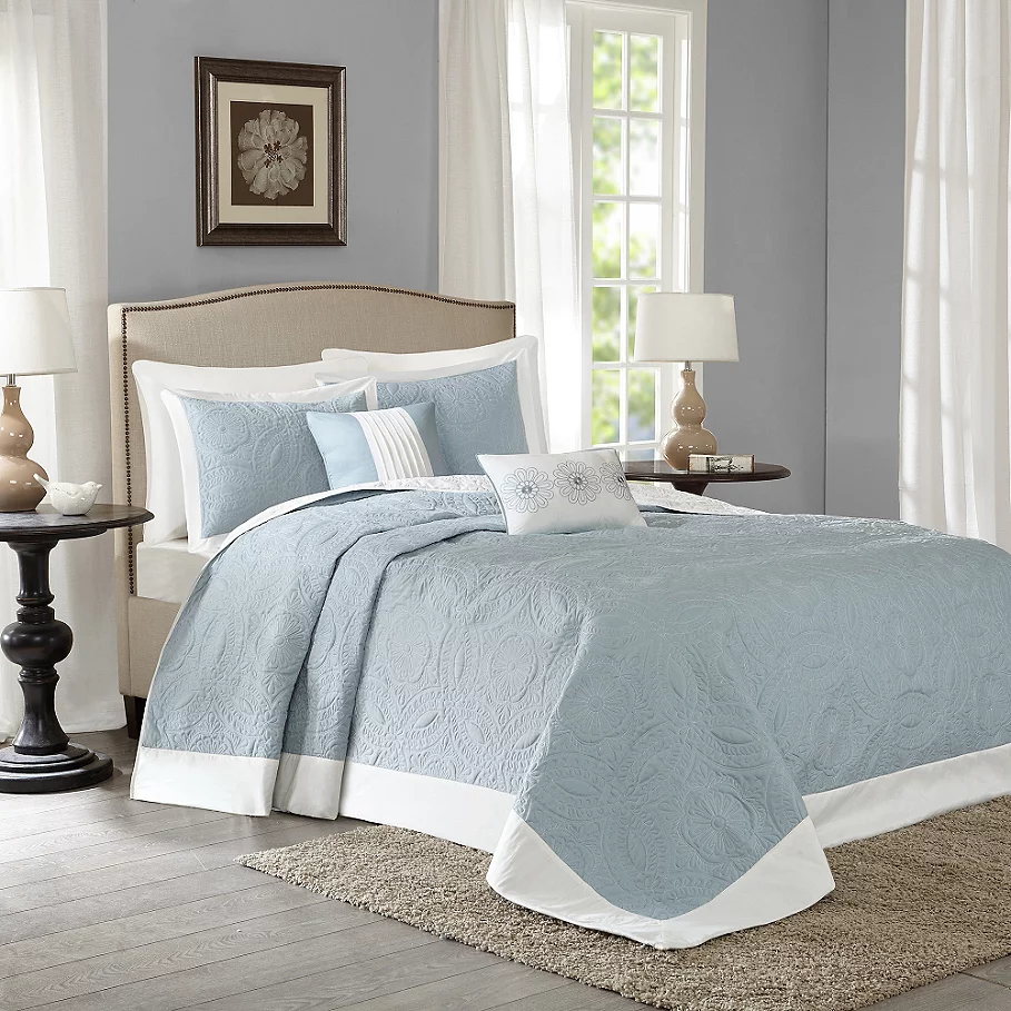  Madison Park Ashbury 5-Piece Reversible Bedspread Set