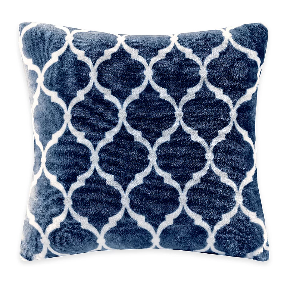  Madison Park Ogee Reversible Square Throw Pillow