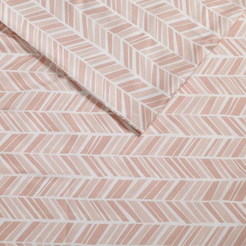  Madison Park Essentials Chevron Sheets, King, Seafoam