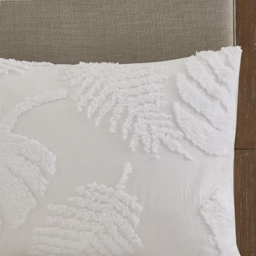  Madison Park Sabrina Comforter Set FullQueen Size - White, Medallion  4 Piece Bed Sets  100% Cotton Teen Bedding for Girls Bedroom