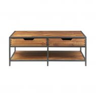Madison Park Hudson Coffee Table Natural/Graphite See Below