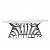 Madison Park Marbury Coffee Table Black/White See Below