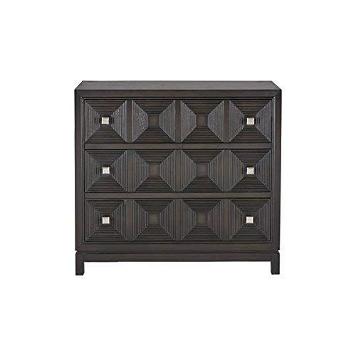  Madison Park Cecilia Accent Chest with 3 Drawers Brown See Below