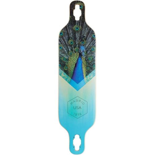  Madrid Dream 39 Drop-Thru Longboard Deck - Peafowl