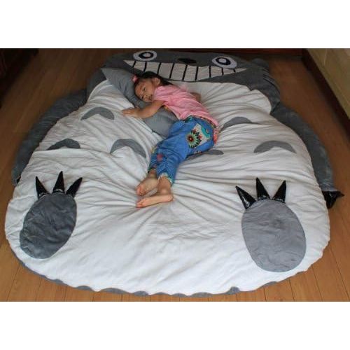  Madshop smile face teeth Totoro Double bed Totoro bed Totoro sleeping bag Large size (2.3x1.75m)