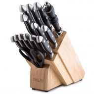 Maestro Cutlery Volken Series German High Carbon Stainless Steel Professional Knifes  15 Piece Knife Set