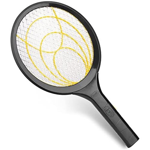  mafiti Electric Fly Swatter, Fly Killer Bug Zapper Racket for Indoor and Outdoor Pest Control, 2AA Batteries not Included