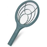 mafiti Electric Fly Swatter Fly Killer Bug Zapper Racket for Indoor and Outdoor 2AA Batteries not Included (1, Blackish Green)