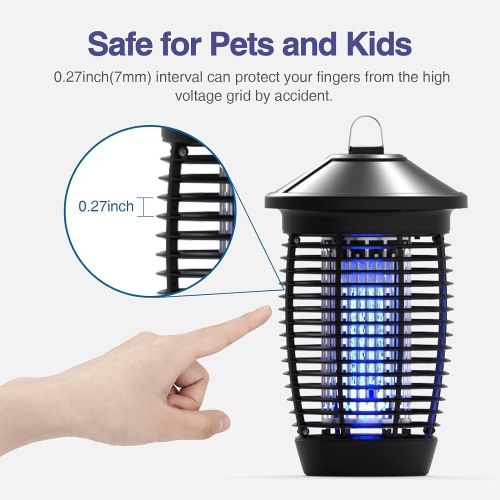  mafiti Bug Zapper Fly Traps Indoor Outdoor Hanging Electric Mosquito Killer Gnats Fruit Trap for Patio Home Restaurants Kitchen Garden