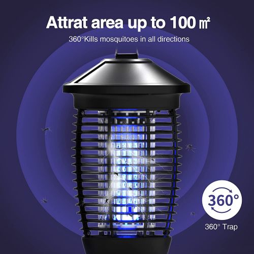  mafiti Bug Zapper Fly Traps Indoor Outdoor Hanging Electric Mosquito Killer Gnats Fruit Trap for Patio Home Restaurants Kitchen Garden