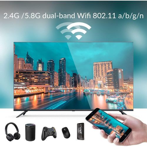  [아마존베스트]-Service-Informationen Android 11.0 TV Box, [2G RAM+ 16G ROM] RK 3318 Android TV Box with Dual 2.4G/5.8G WiFi, BT 5.0 Quad Core 64 Bits UHD H.265 Ethernet LAN 3D 4K TV Box with Backlit Keyboard Set Top T