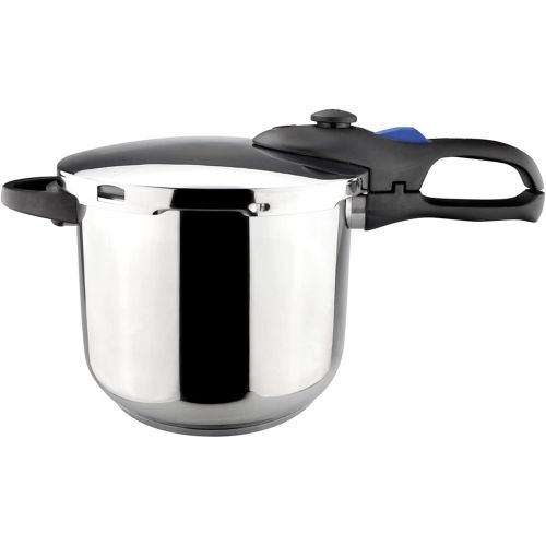  Magefesa Favorit Super-Fast and Easy To Use pressure cooker, 18/10 stainless steel, suitable for all types of cooktops, including induction, excellent heat distribution Qt 6.4