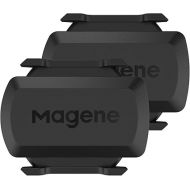 Magene Outdoor/Indoor Speed/Cadence Sensor for Cycling, Wireless Bluetooth/Ant+ Bike Computer RPM Sensor for Road Bike or Spinning Bike and Trainers Compatible with Onelap, Wahoo Fitness, Zwift, Strava