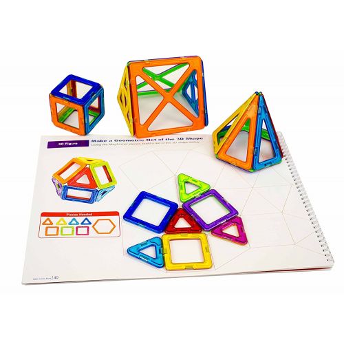 MAGFORMERS Magformers Math Activity 124 Piece Magnetic Construction Set