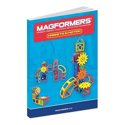  Magformers Magnets in Motion Accessory (20-pieces) Set Magnetic Building Blocks, Educational Magnetic Tiles Kit , Magnetic Construction STEM gear Toy Set