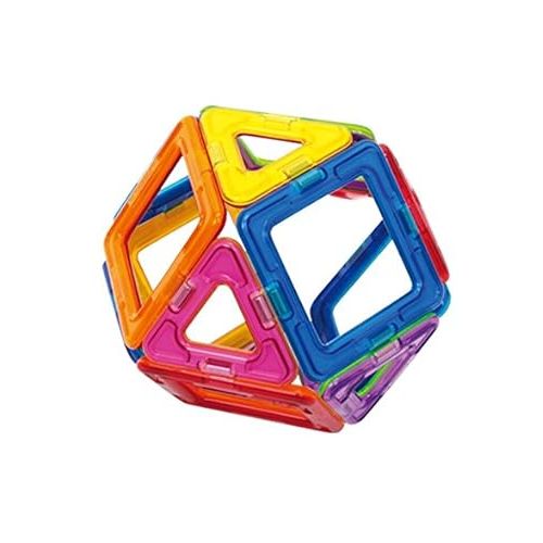 Magformers Basic Set (14-pieces) Magnetic Building Blocks, Educational Magnetic Tiles Kit , Magnetic Construction STEM Toy Set