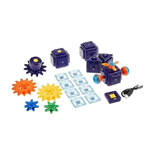  Magformers Magnets in Motion Power Accessory Set (27-Pieces) Magnetic Building Blocks, Educational Tiles Kit , Magnetic Construction STEM Gear Set