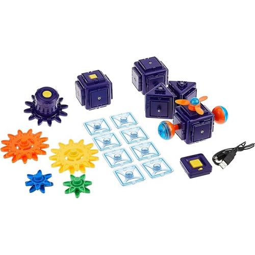  Magformers Magnets in Motion Power Accessory Set (27-Pieces) Magnetic Building Blocks, Educational Tiles Kit , Magnetic Construction STEM Gear Set