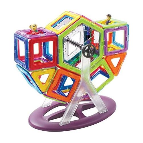  Magformers Creator Carnival Set (46-Pieces) Deluxe Magnetic Building Blocks, Educational Magnetic Tiles, Magnetic Building STEM Toy Set by Magformers