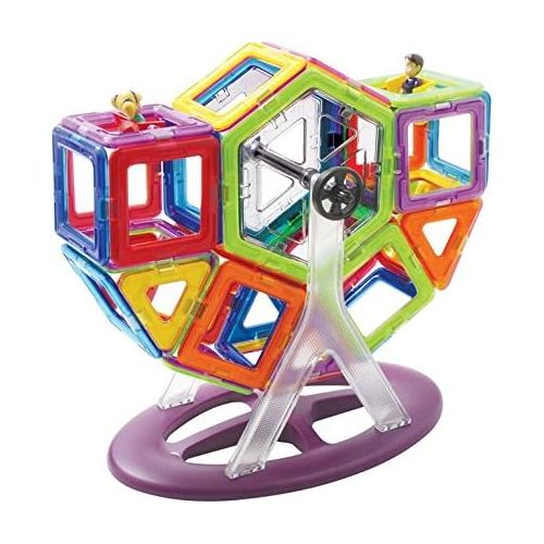  63074 Magformers Creator Carnival Set (46-pieces) Deluxe Building Set. Magnetic Building Blocks, Educational Magnetic Tiles, Magnetic Building STEM Toy Set