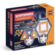 Magformers XL Cruisers Set (32-pieces) Magnetic Building Blocks, Educational Magnetic Tiles Kit , Magnetic Construction STEM Toy Set includes wheels