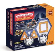 Magformers XL Cruisers Set (32-pieces) Magnetic Building Blocks, Educational Magnetic Tiles Kit , Magnetic Construction STEM Toy Set includes wheels