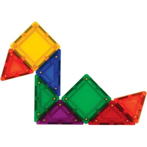  Tileblox Rainbow 42pc Set Magnetic Building Blocks, Educational Magnetic Tiles Kit , Magnetic Construction STEM Toy Set