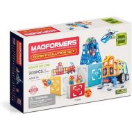 MAGFORMERS Deluxe 305 Pieces, Rainbow, Educational Magnetic Geometric Shapes Tiles Building STEM Toy Set Ages 3+