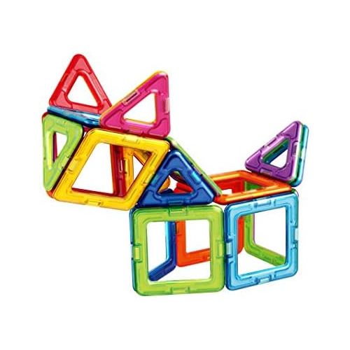  MAGFORMERS Window Plus 40 Pieces Rainbow Colors, Educational Magnetic Geometric shapes tiles Building STEM Toy Set Ages 3+