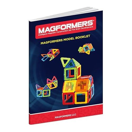  MAGFORMERS Window Plus 40 Pieces Rainbow Colors, Educational Magnetic Geometric shapes tiles Building STEM Toy Set Ages 3+