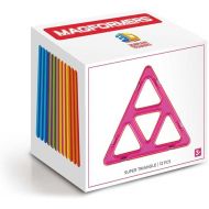 MAGFORMERS Super Triangle 12 Pieces Rainbow Colors, Educational Magnetic Geometric Shapes Tiles Building STEM Toy Set Ages 3+