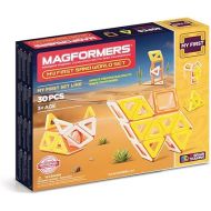 MAGFORMERS Sand World 30 Pieces My First Colors, Educational Magnetic Geometric Shapes Tiles Building STEM Toy Set Ages 3+