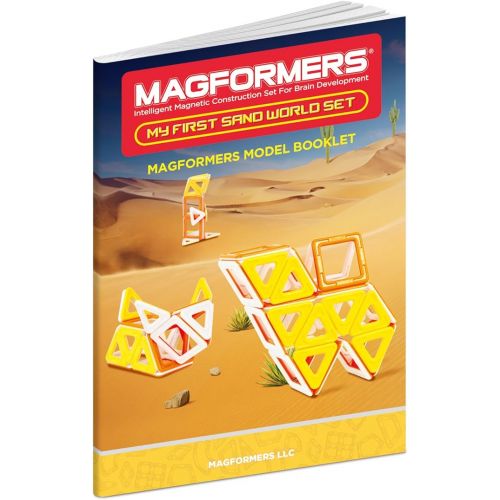  MAGFORMERS Sand World 30 Pieces My First Colors, Educational Magnetic Geometric Shapes Tiles Building STEM Toy Set Ages 3+