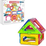 Magformers STEM Starter Builder 19Pc Set | Magnetic Tiles for STEM Development and Critical Thinking | Magnetic Blocks and Building Tiles to Develop Problem-Solving Ability and Shape Recognition