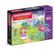 Magformers Inspire Princess 56 Pieces, Pink Purple Colors, Educational Magnetic Geometric Shapes Tiles Building STEM Toy Set Ages 3+