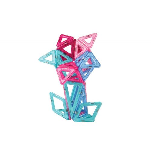  Magformers Inspire Princess 56 Pieces, Pink Purple Colors, Educational Magnetic Geometric Shapes Tiles Building STEM Toy Set Ages 3+