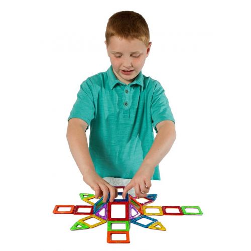  Magformers Basic Set (30 pieces) magnetic building blocks, educational magnetic tiles, magnetic building STEM toy - 63076