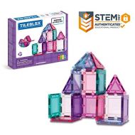 Magformers Tileblox Inspire (20 Piece) Set Magnetic Building Blocks, Educational Magnetic Tiles Kit , Magnetic Construction STEM Toy Set
